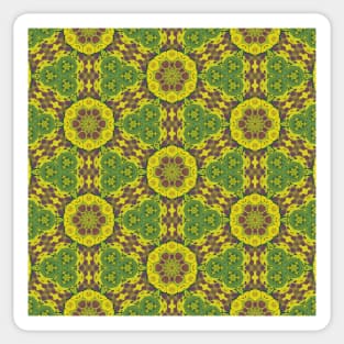 Thick Rope Looking Pattern in Green and Purple Colors - WelshDesignsTP004 Sticker